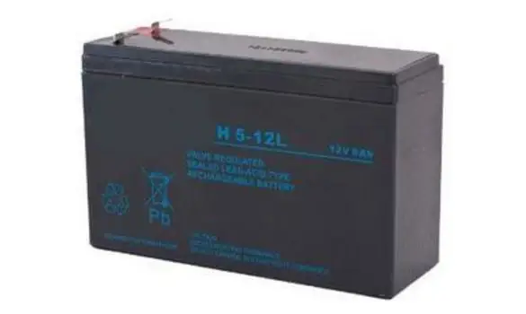 Battery 12 Volts 6.0/6.2 Ah