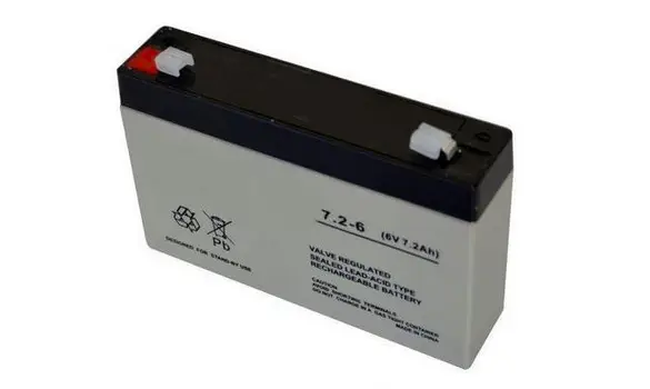 6 Volts 7.0/7.2/7.5 Ah