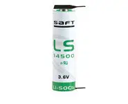 LS14500P2 Saft Picots a souder