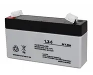 6 Volts 1.2/1.3 Ah