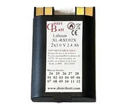 RXU02X Bloc Daitem 2x 3V 2.4Ah Lithium