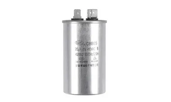 20uF 450V Capacitor spade Métal