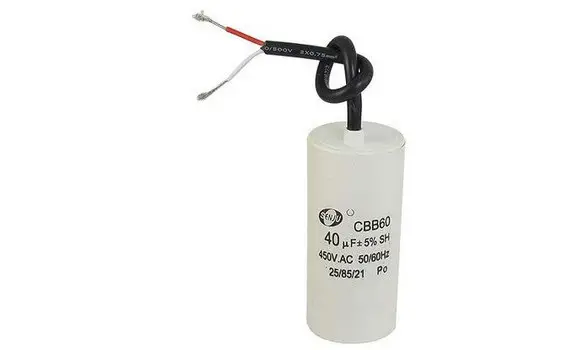 40uF 450V Capacitor wired