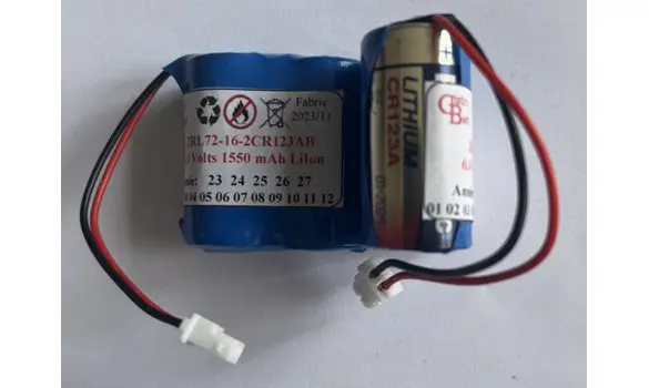 ZRL72-16 Cardin Pile 6V 2CR123A lithium