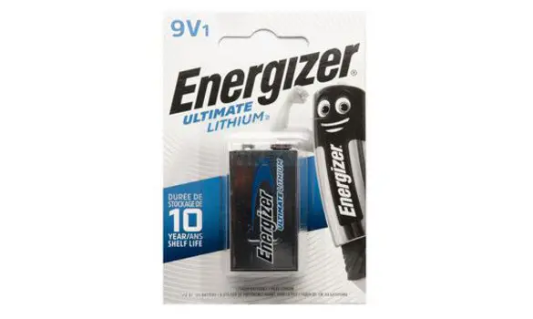9V Energizer Lithium 6LR61/ 6F22
