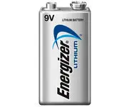9V Energizer Lithium 6LR61/ 6F22