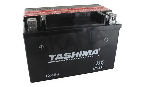 YTX9-BS 12V 8Ah + Gauche