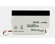 12 Volts 0.8 Ah avec connecteur