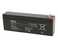 PBQ2.6-12 12Volts 2.6 Ah 2 pcs