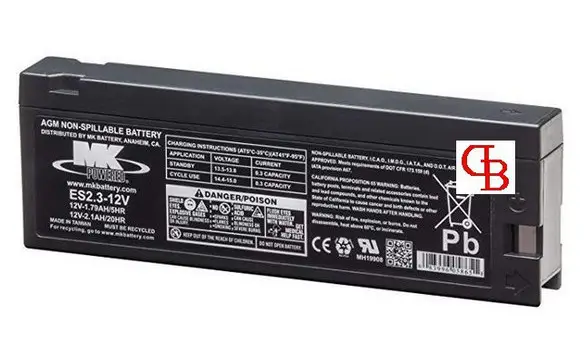 MK2.3-12 12Volts 2.1 Ah 2 pcs