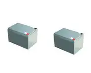 EV12/12 12 Volts 12/13 Ah GEL Pack 2 pc