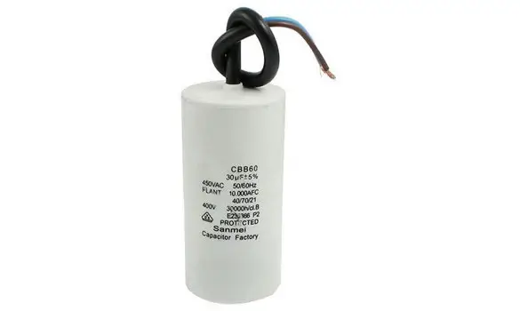 30uF 450V Capacitor wired