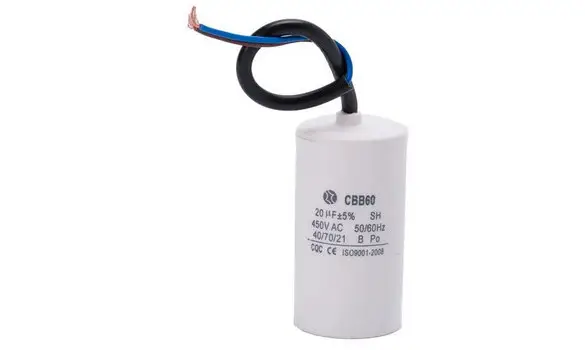 20uF 450V Capacitor wired