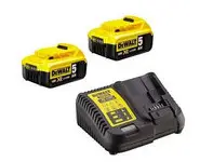 DCB1104P2 18Volts 5.0Ah x2 + Chargeur