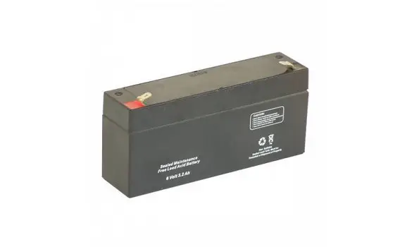 6 Volts 3.0/3.2 Ah