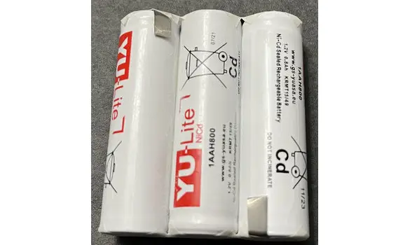 3KR1551B 3.6Volts 800 mAh Cosses NiCd