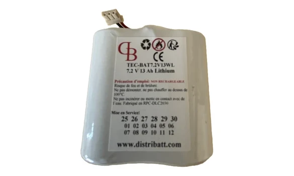 C126BATT72V13WL 7.2V 13000mAh LiSoCl2