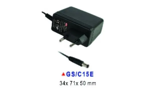 GC15E-4P1J 12 Volts 1.1 Ah Mean Well