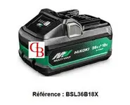 BSL36B18X 36V 4,0Ah / 18V 8,0Ah MULTIVO