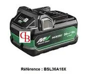 BSL36A18X 36V 2,5Ah/18V 5,0Ah MULTIVOL
