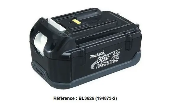 BL3626 36Volts 2.6Ah Makita