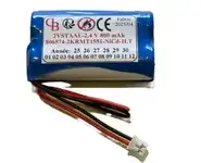 806574 2.4V 800 mAh NiCd + connecteur