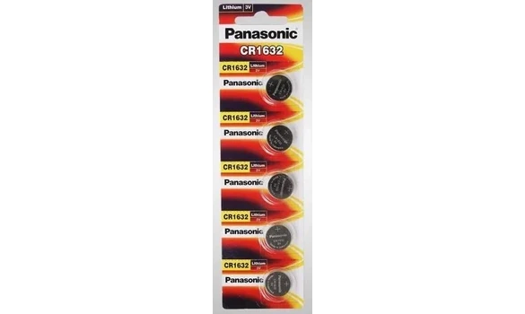 CR1632 Panasonic Pack 5 pcs
