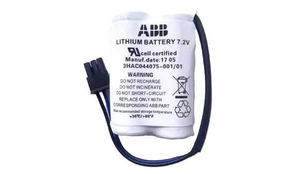 3HAC044075-001/01 ABB Robotics 7.2Volts